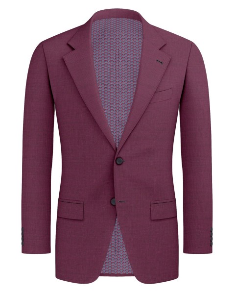 Pink 25001-4 - Wool Silk Linen Suit