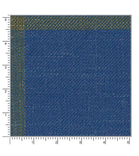 Blue 25010-8 - Wool Silk Linen Suit
