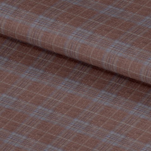 Brown 25034 - Wool Silk Linen Suit