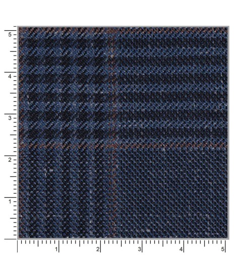 Blue 25063 - Wool Silk Linen Pants