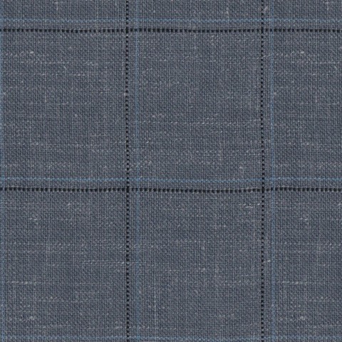 Grey 25076 - Wool Silk Linen Suit
