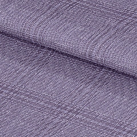 Purple 25087 - Wool Silk Linen Suit