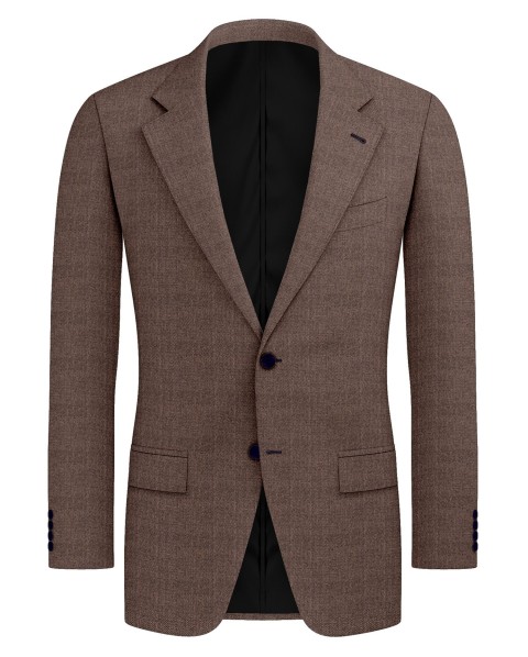 Brown 26001-10 - Wool Silk Linen Pants
