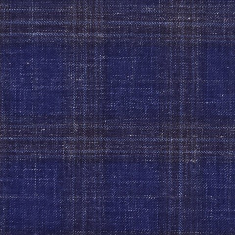 Blue 26002-4 - Wool Silk Linen Pants