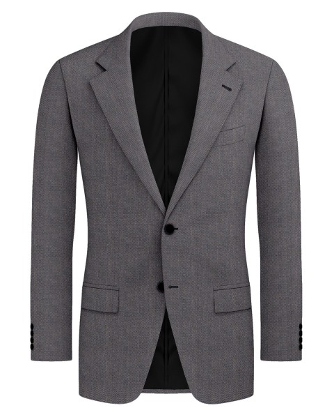 Grey 26003-2 - Wool Silk Linen Pants