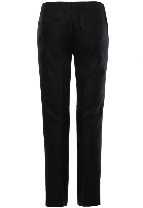 กางเกงสีดำ ลายก้างปลา