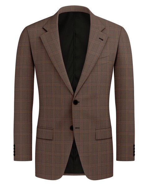 Brown 4900-37 - 70% Blend Wool Pants