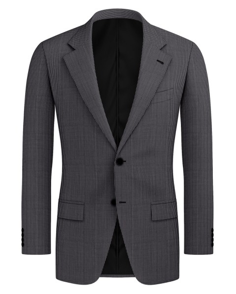 Black 4900-38 - 70% Blend Wool Pants