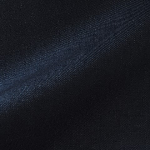 VERY DARK BLUE (MOSTLY BLACK) TWILL WOOL BLEND