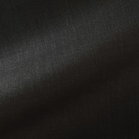  VERY DARK GRAY (MOSTLY BLACK) TWILL WOOL BLEND