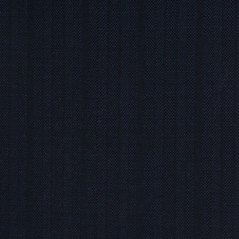 DARK NAVY BLUE STRIPE WOOL BLEND