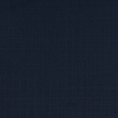 BLUE CHECK WOOL BLEND