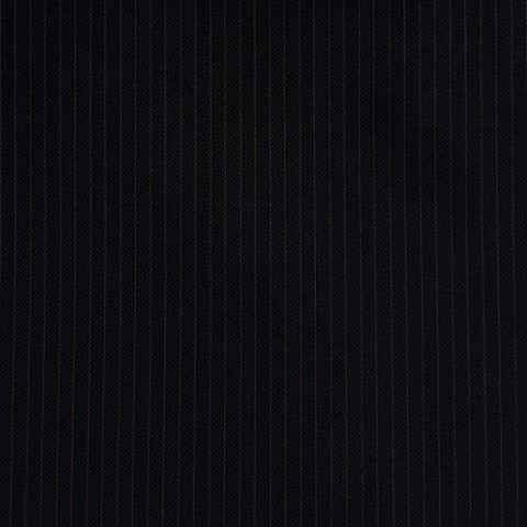 VERY DARK NAVY (MOSTLY BLACK) PINSTRIPE THIN WOOL BLEND