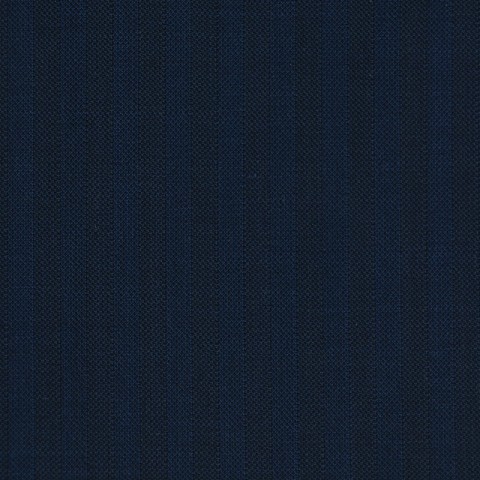 DARK BLUE STRIPE WOOL BLEND