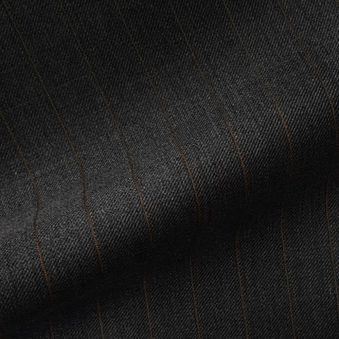 DARK GREY PINSTRIPE LARGE WOOL BLEND