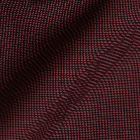 DARK RED PLAIN WOOL BLEND