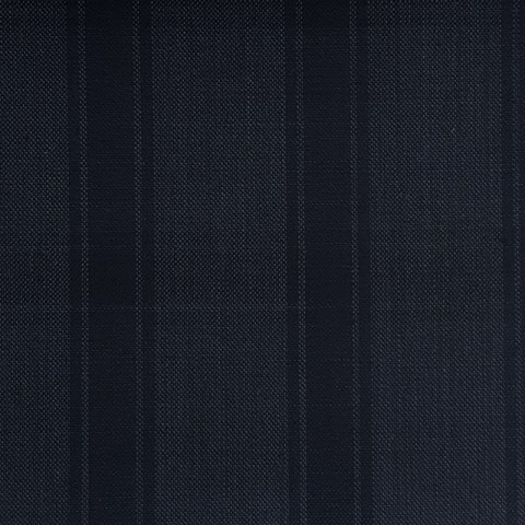 DARK BLUE TARTAN WOOL BLEND