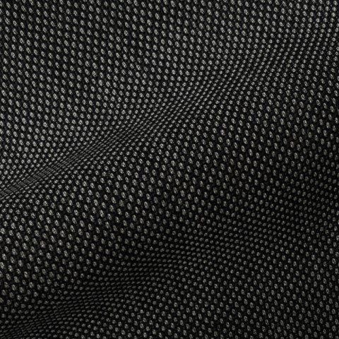 GREY BIRD'S-EYE WOOL BLEND