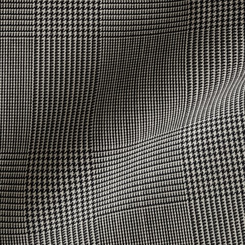 GREY GLEN CHECK WOOL BLEND