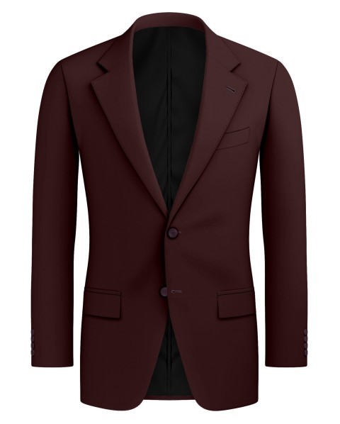 RED WINE FRESCO WOOL BLEND Suit