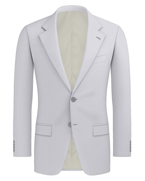 PURE WHITE FRESCO WOOL BLEND Suit