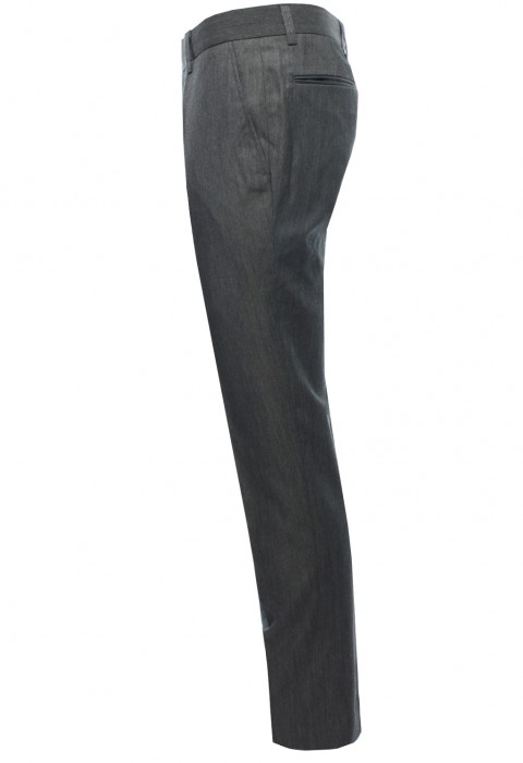 กางเกงขายาวสีเทา ผ้าทอพิเศษ