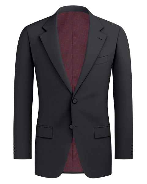 Black 72632 - 70% Wool Suit