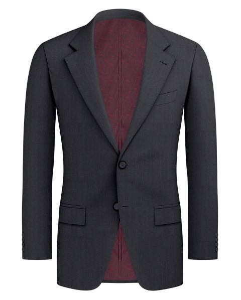 Black 72633 - 70% Wool Suit