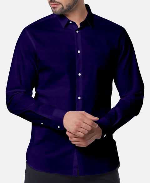 Purple 756120-10 - Pure Cotton Shirts