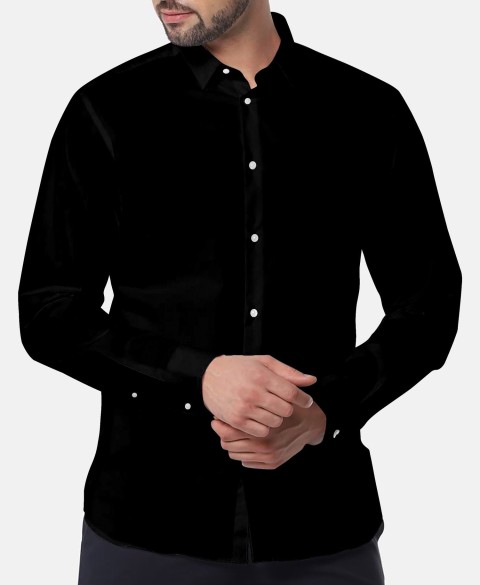 Black 756120-16 - Pure Cotton Shirts