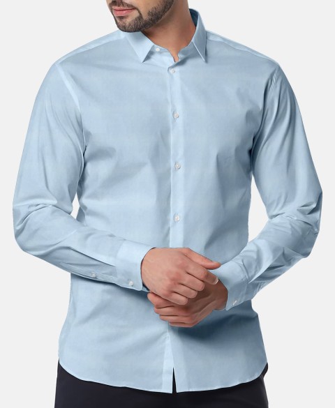 Light blue 756120-19 - Pure Cotton Shirts