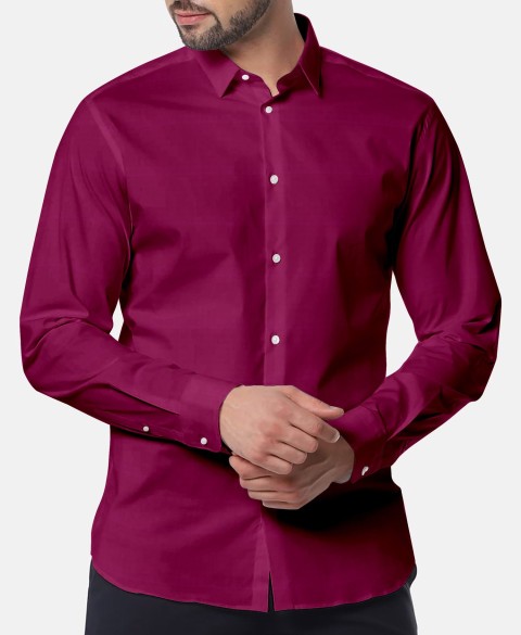 Pink 756120-9 - Pure Cotton Shirts