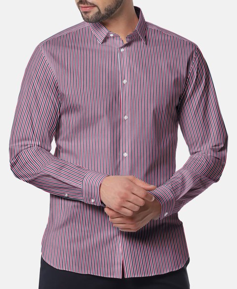 Red 756176 - Pure Cotton Shirts