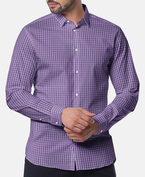 Purple 756179 - Pure Cotton Shirts