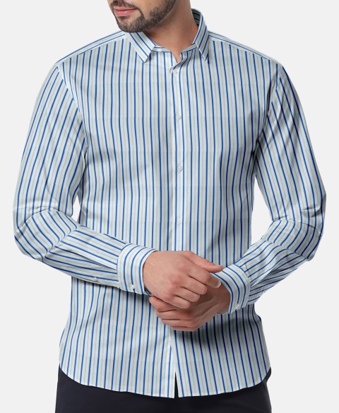 Light blue 756182 - Pure Cotton Shirts