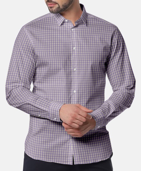 Purple 756236 - Pure Cotton Shirts