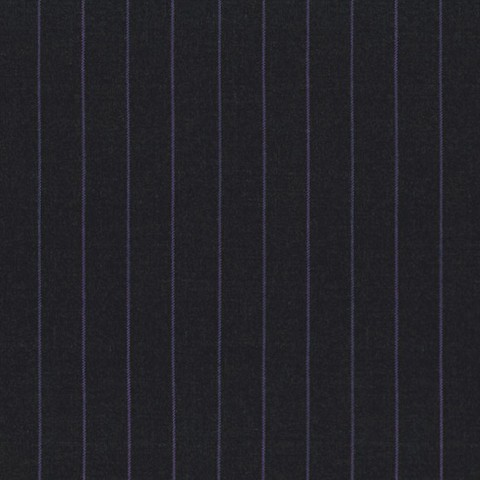 Dark Grey Purple Chalk Striped Pant