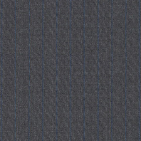 Medium Grey Blue Chalk Striped Pant