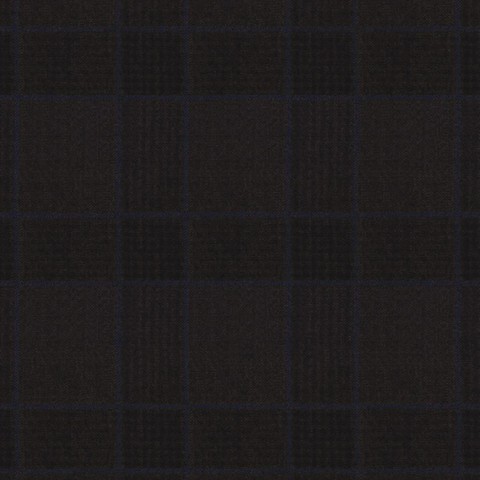 Brown Chocolate Navy Blue Glen Check Pants