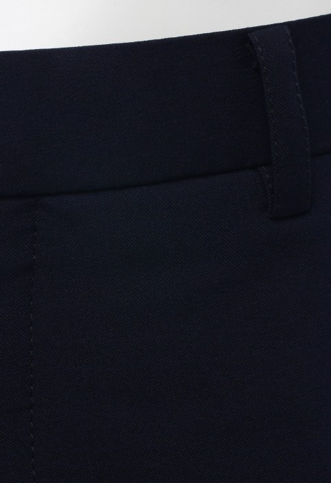 กางเกงขายาวสีกลมเข้ม ผ้าไม่ยับ