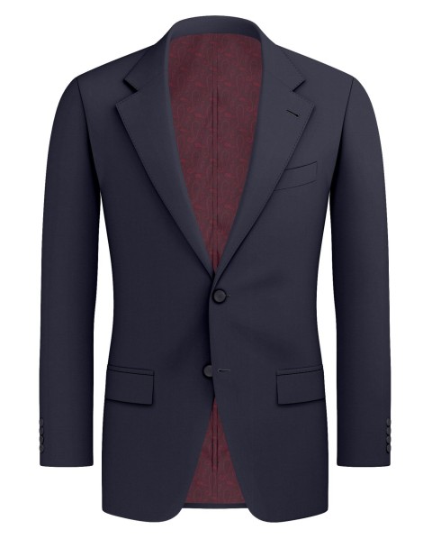 Blue GS247701-13 - GS Blend Wool Suit