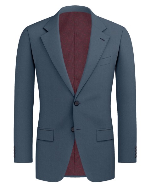 Blue GS247701-21 - GS Blend Wool Suit