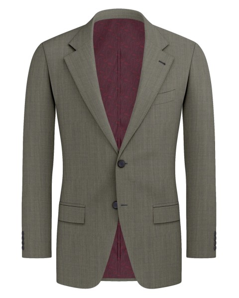 Brown GS247701-32 - GS Blend Wool Suit