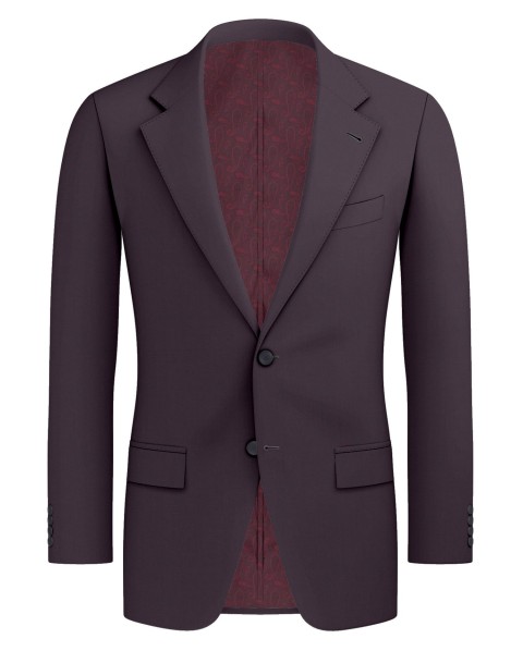 Purple GS247701-77 - GS Blend Wool Suit