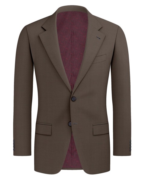 Brown GS247701-84 - GS Blend Wool Suit