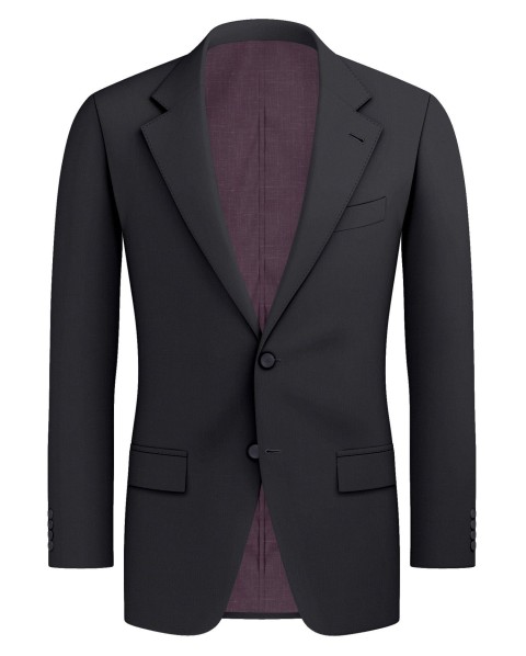 Black GV100-22 - 100% Wool Pants