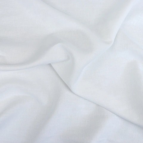 White LH2101-1 - Solid Pure Linen Shirts