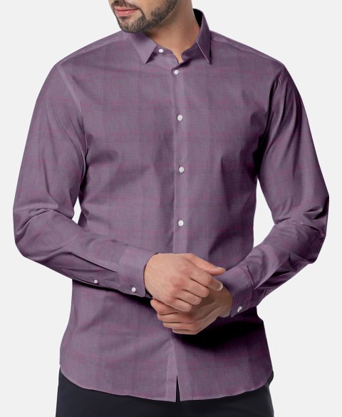 Pink LH2101-26 - Solid Pure Linen Shirts