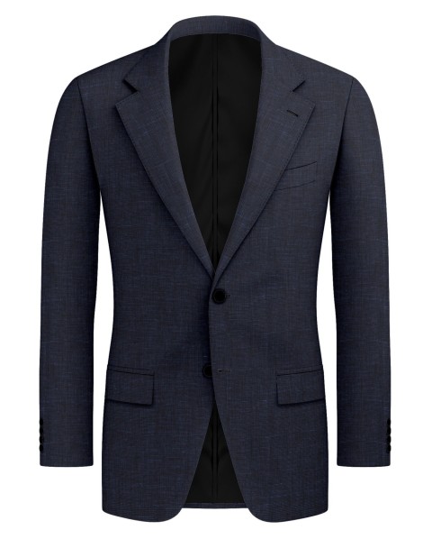 Blue LH256-01 - Pure Linen Suit