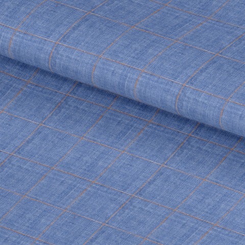 Blue LH265-2 - Pure Linen Pants